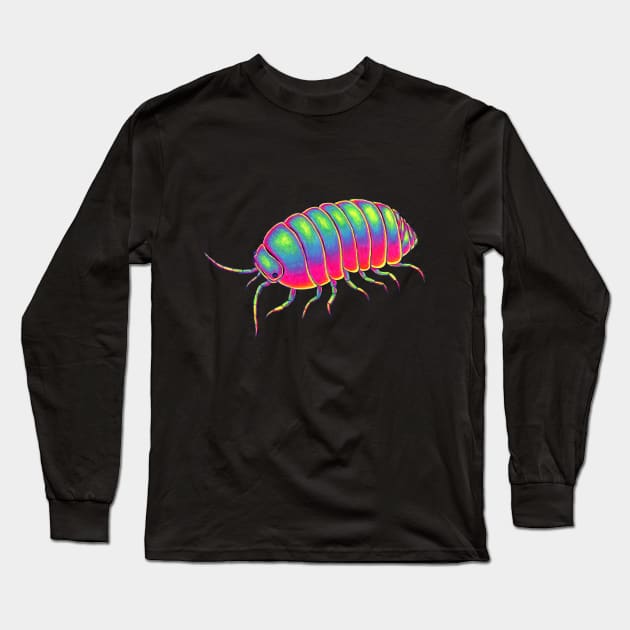 Trippy Isopod Long Sleeve T-Shirt by rebeccawangart